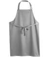 DP200 Denny's Multicoloured Bib Apron 28X36 Light Grey colour image